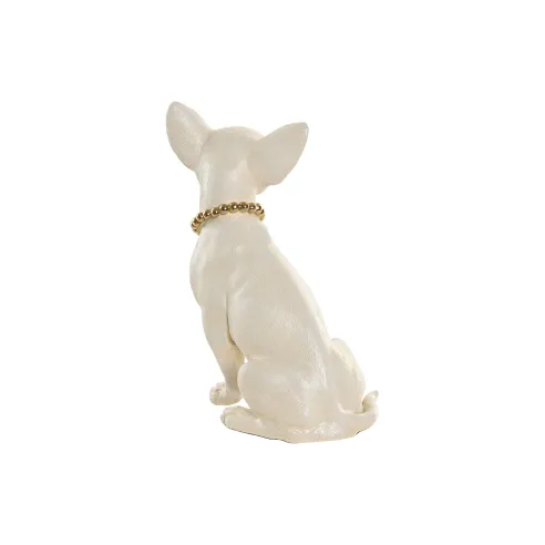 figura perro chihuahua con dorado