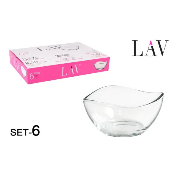 set seis bols cristal vira 215cc