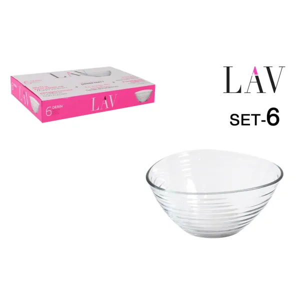 set seis bols cristal derin 300cc