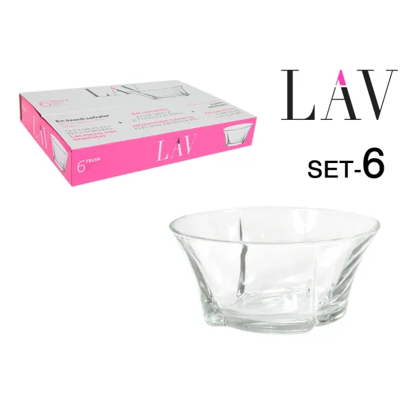 set seis bols cristal truva 295cc