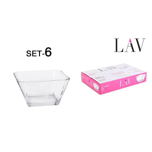 set seis bols cristal karen 300cc