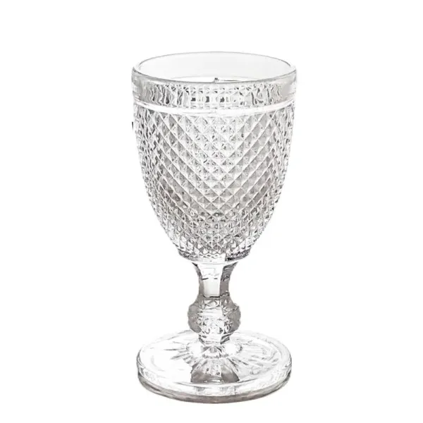 juego seis copas cristal grabado 330 ml