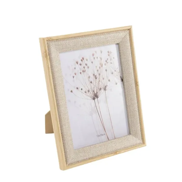 portafotos 13x18 efecto tela madera