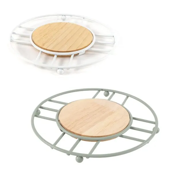 salvamantel metal madera