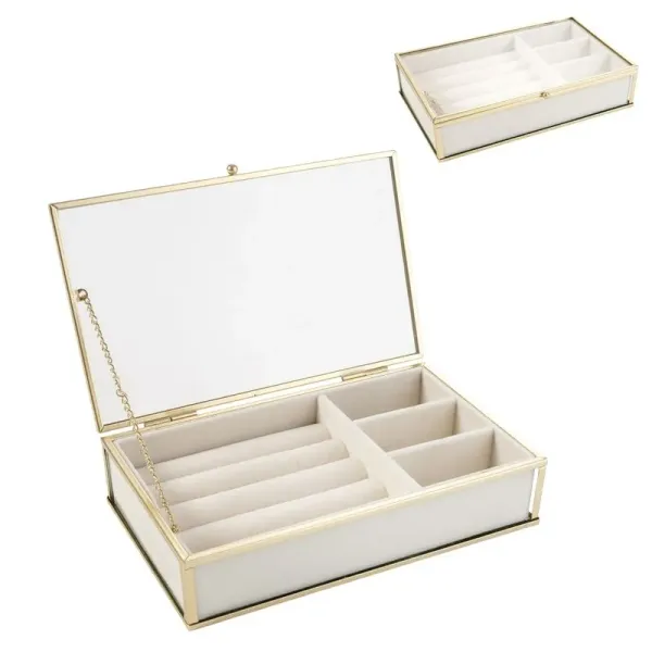 joyero cristal terciopelo natural