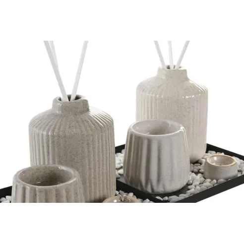 set ambientador mikado ceramica