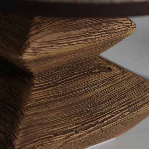 lampara sobremesa edecto madera marron