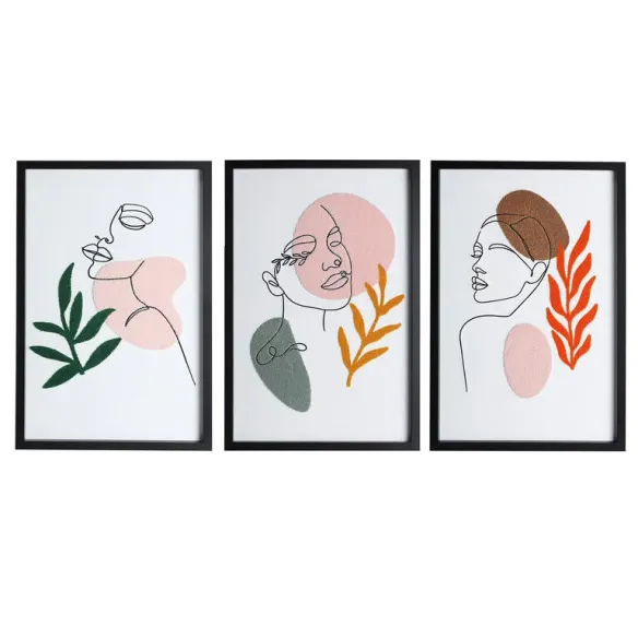 cuadro formas caras borreguillo