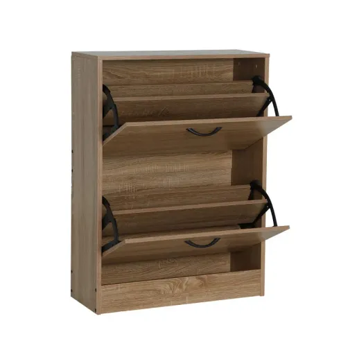 zapatero madera dos puertas