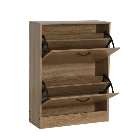 zapatero madera dos puertas