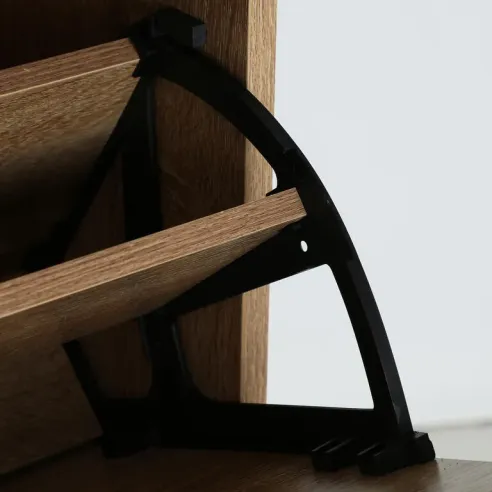 zapatero madera dos puertas