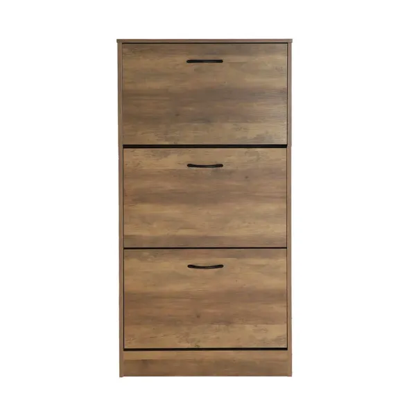 zapatero tres puertas madera