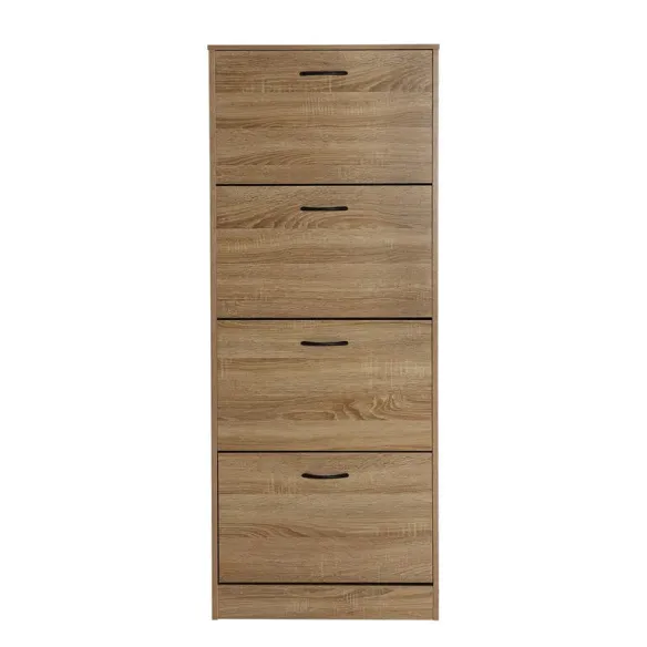 zapatero cuatro puertas madera