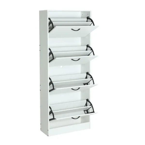 zapatero cuatro puertas blanco 2