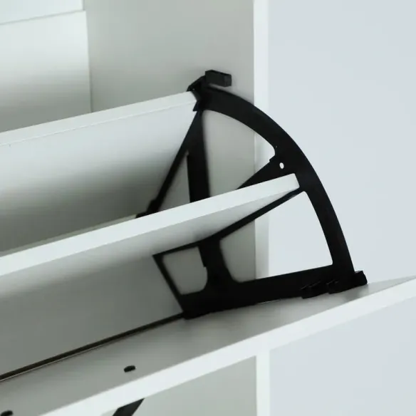 zapatero cuatro puertas blanco