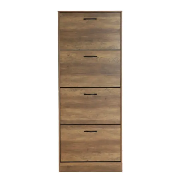 zapatero 4 puertas madera