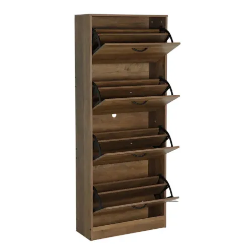 zapatero 4 puertas madera