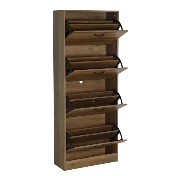 zapatero 4 puertas madera