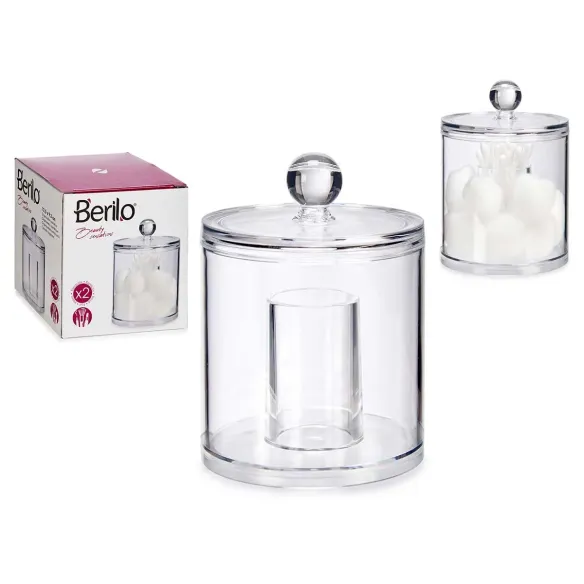 organizador bano bastones y algodon red