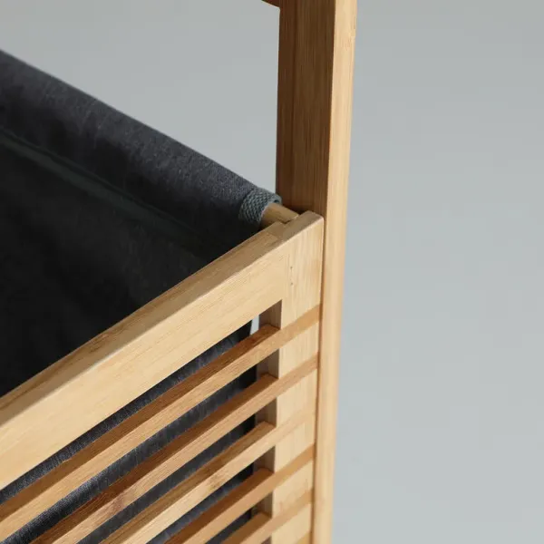 mueble cesto ropero madera gris 2