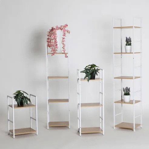 estanteria trani 5 estantes blanca