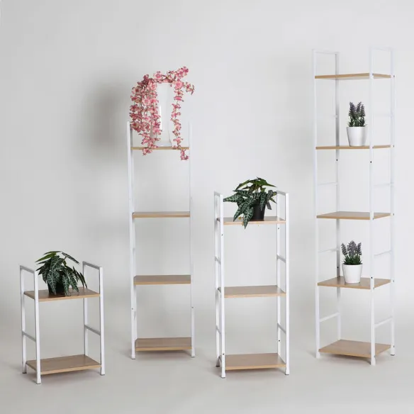 estanteria trani 5 estantes blanca