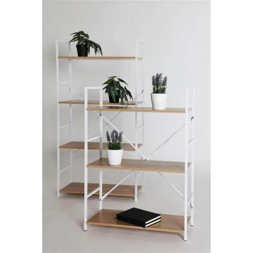 estanteria blanca 3 baldas madera