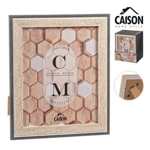 marco de fotos 20x25 geo wood