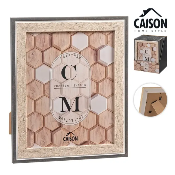 marco de fotos 20x25 geo wood