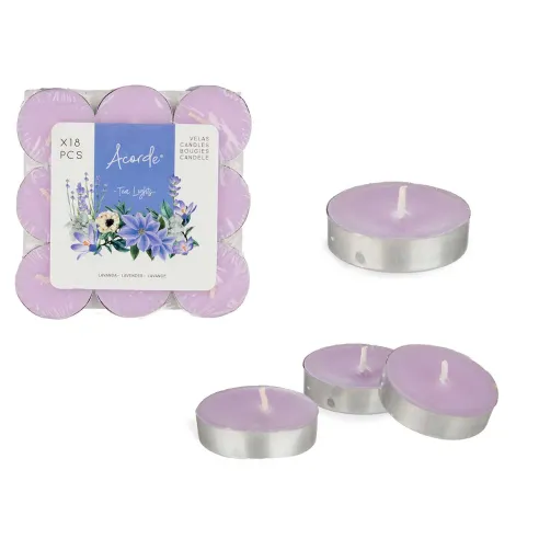 set dieciocho velas tea lavanda