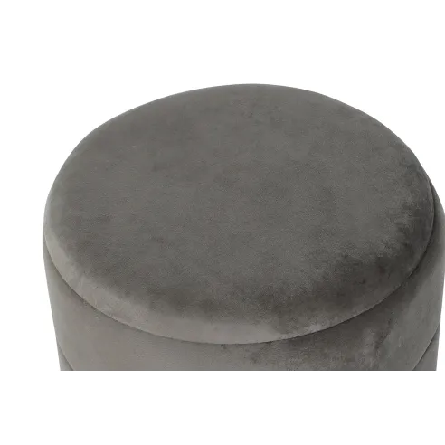 reposapies redondo baul gris