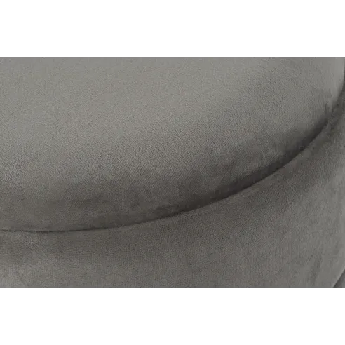 reposapies redondo baul gris