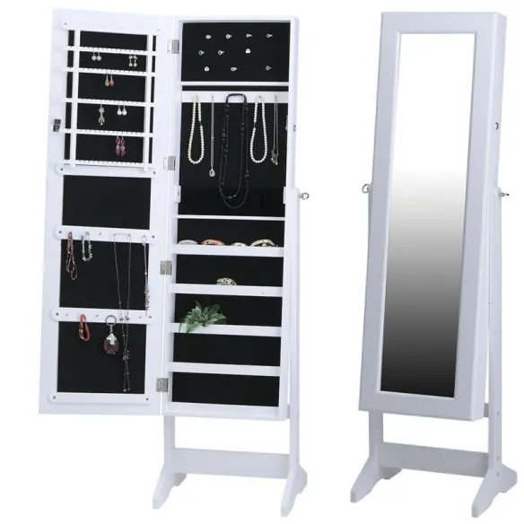 armario joyero espejo vestidor blanco