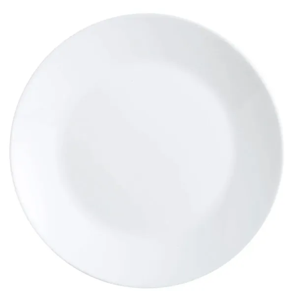 plato llano zelie blanco 25 cm
