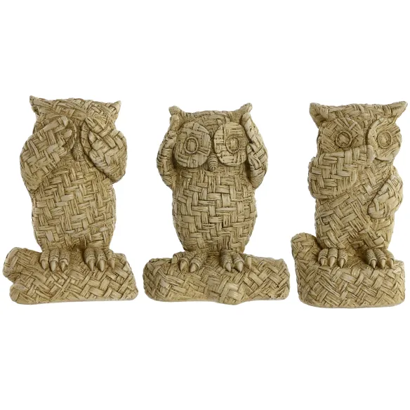 figura buho simil rattan sentidos