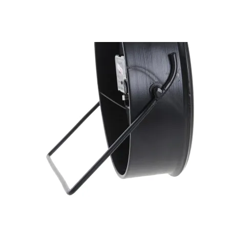 reloj sobremesa hierro cristal redondo