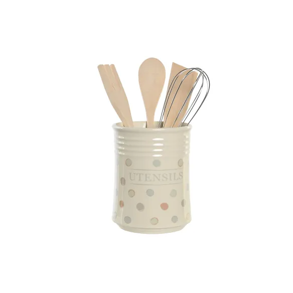 bote con utensilios topitos