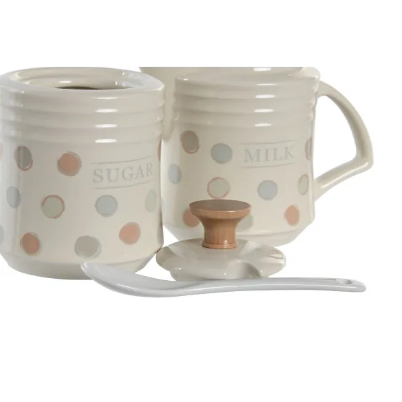 azucarero con lechera topitos