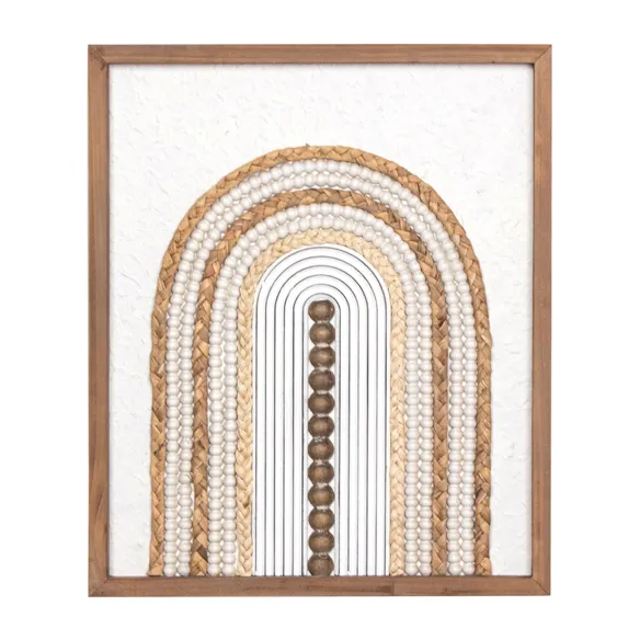 cuadro etnico madera