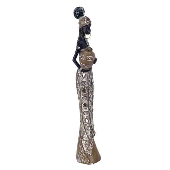 figura africana con basija beig