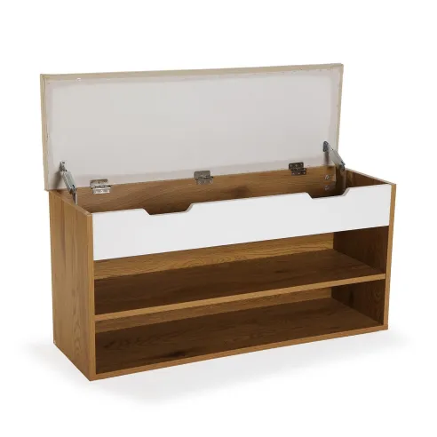 banco zapatero con cajon