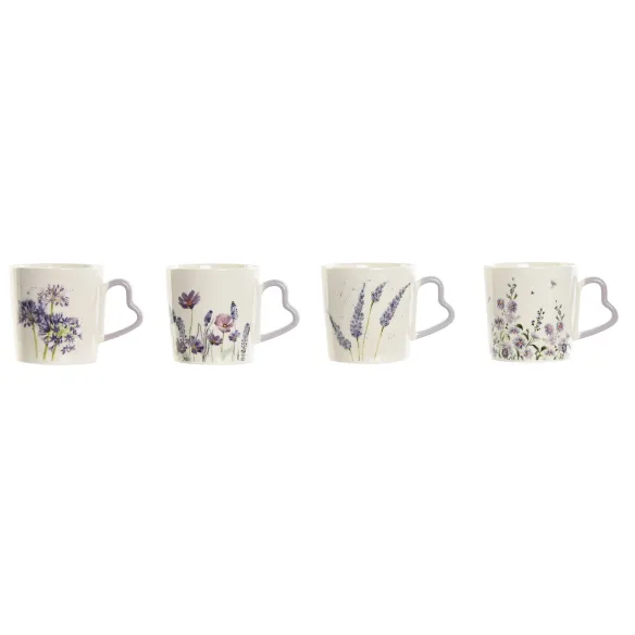 mug lavanda flores 400 ml