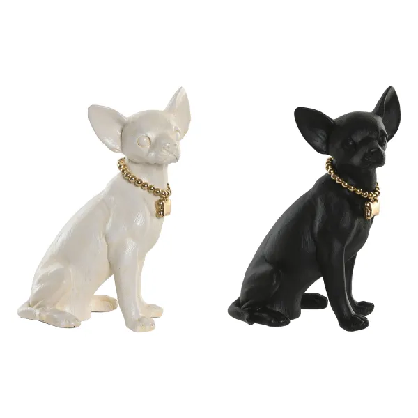 figura perro chihuahua con dorado