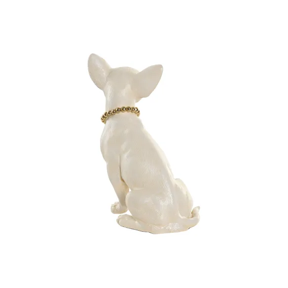 figura perro chihuahua con dorado