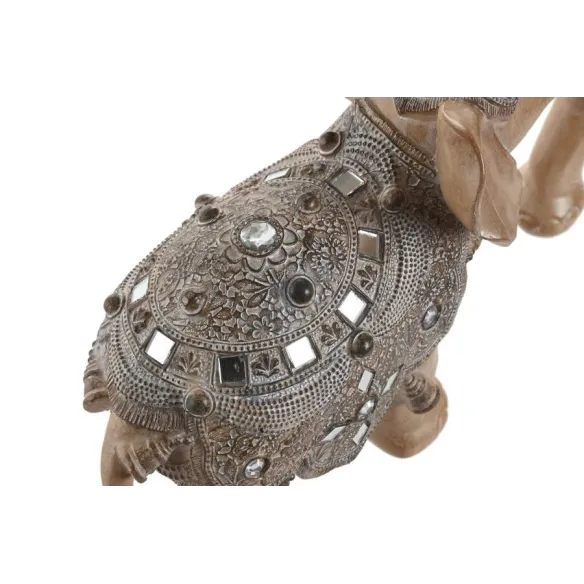 figura elefante marron resina