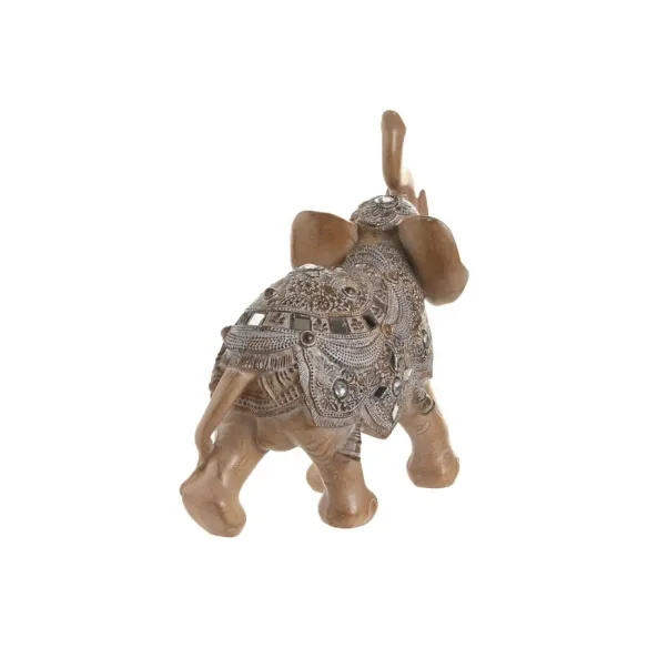 figura elefante marron resina