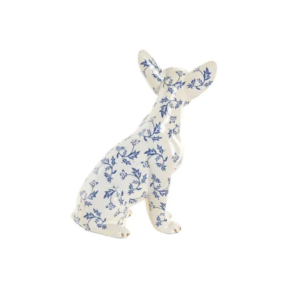 figura perro chihuahua azul y blanco