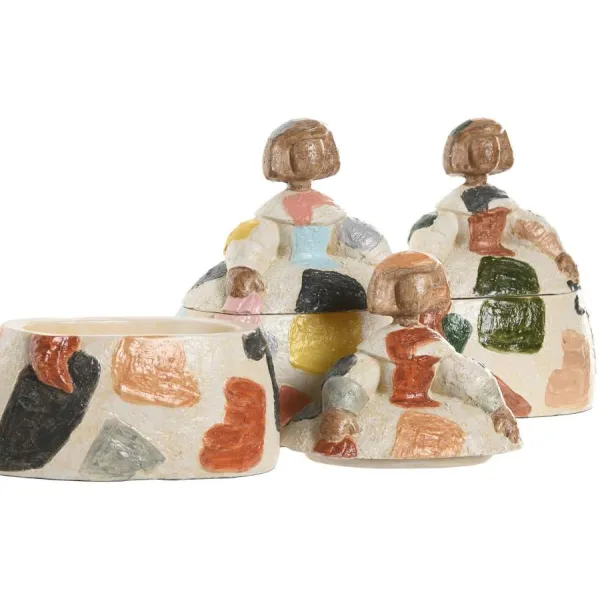 figura damas caja resina colores 2