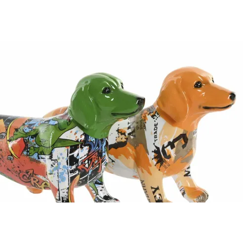 figura perro salchica colores