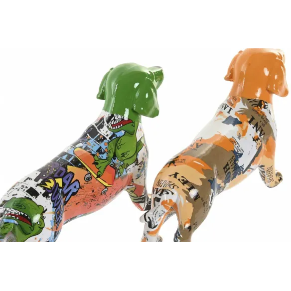 figura perro salchica colores